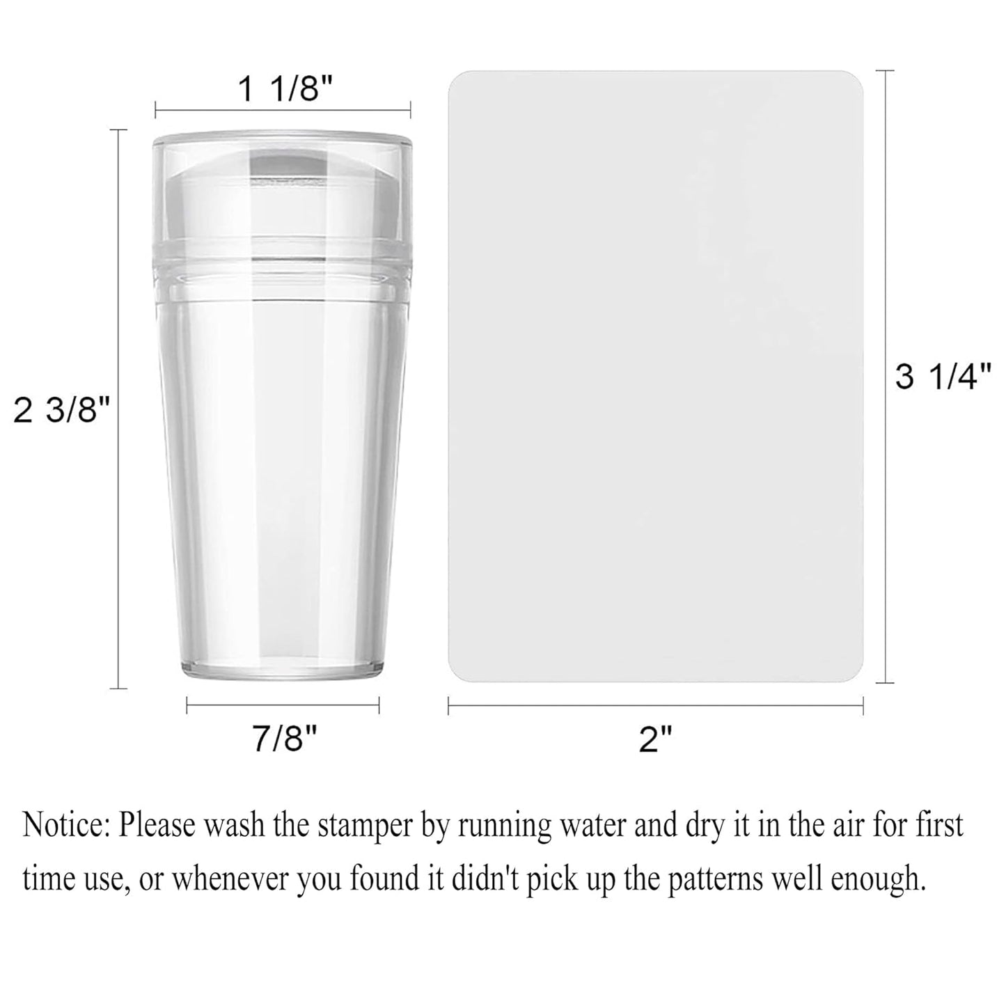 AddFavor Nail Art Stamper Kit 6pcs Flower Heart Leaf Lace Butterfly Stamping Plate Template with Silicone Nail Stamper and Scraper for Women Girls DIY Fingernail Manicure Stencils Tools