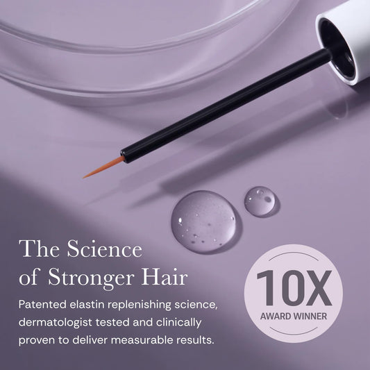 NULASTIN Eyelash Serum for Thicker-Looking Lashes - Follicle Fortifying LASH Serum - Clinically Tested Eyelash Enhancing From the Experts in Brows and Lashes (2 Pack, 0.1 Fl Oz Each)