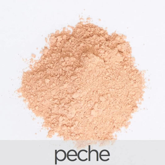 Minerals on the Go - (Dispensing Brush w/Loose Foundation) in Peche