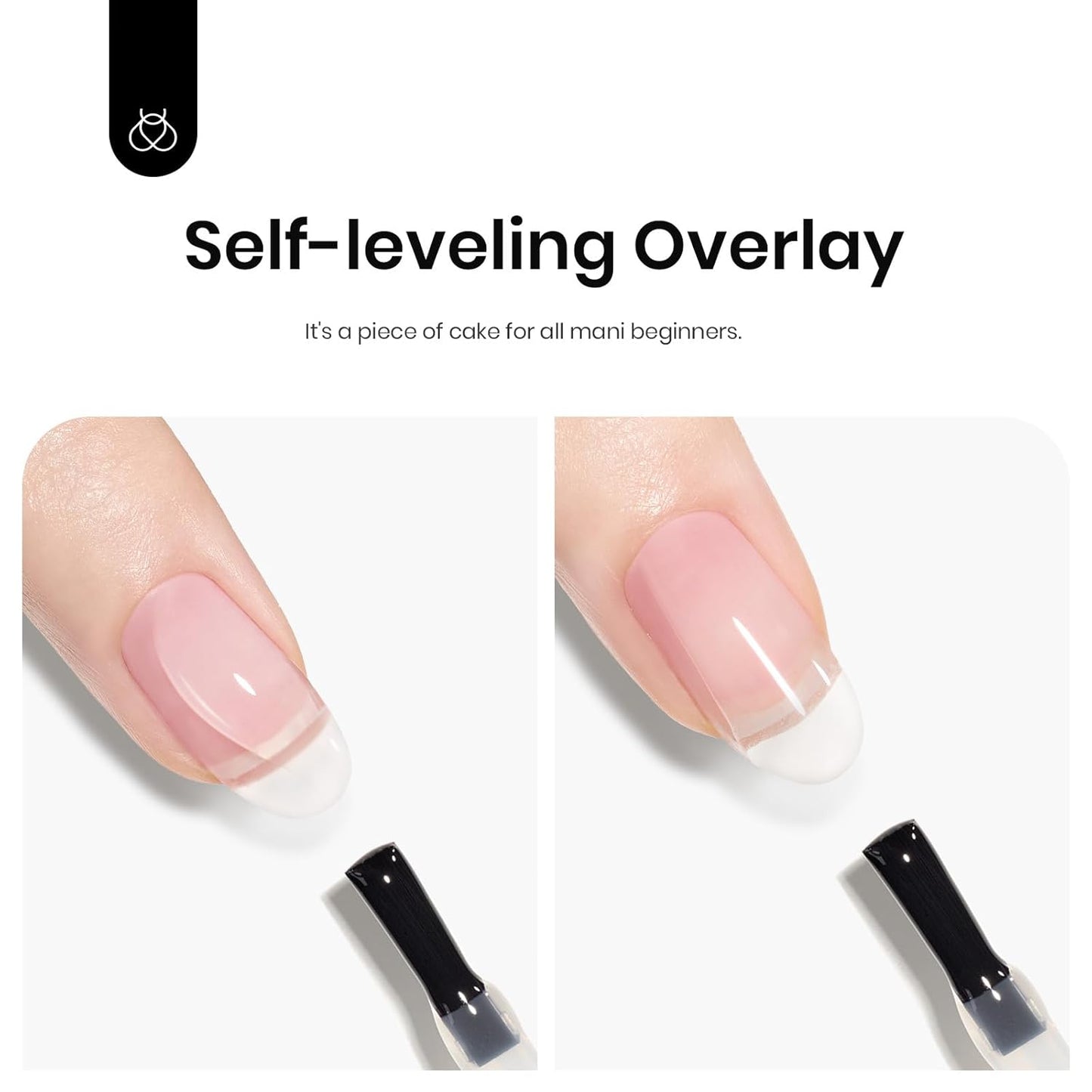 Beetles Gel Top Coat & Clear Rubber Base Gel Polish Set, 2Pcs 15ml Top Coat Nail Polish and Clear Nail Polish Soak Off UV LED for Nail Art Long Lasting DIY Manicure Use Gifts for Women