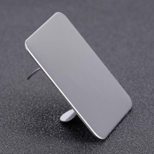 Minkissy Makeup Plate, Mini Nail Art Cosmetic Ring Palette Stainless Steel Foundation Mixing Palette with Spatula Tool