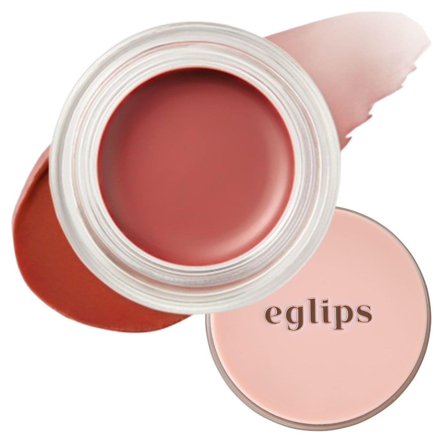 EGLIPS Lip & Cheek Glow Balm - Multi-Use Tinted Melting Balm Blush for Lips & Cheeks Builable and Blendable Texture (05 WAVY, 0.18 oz)