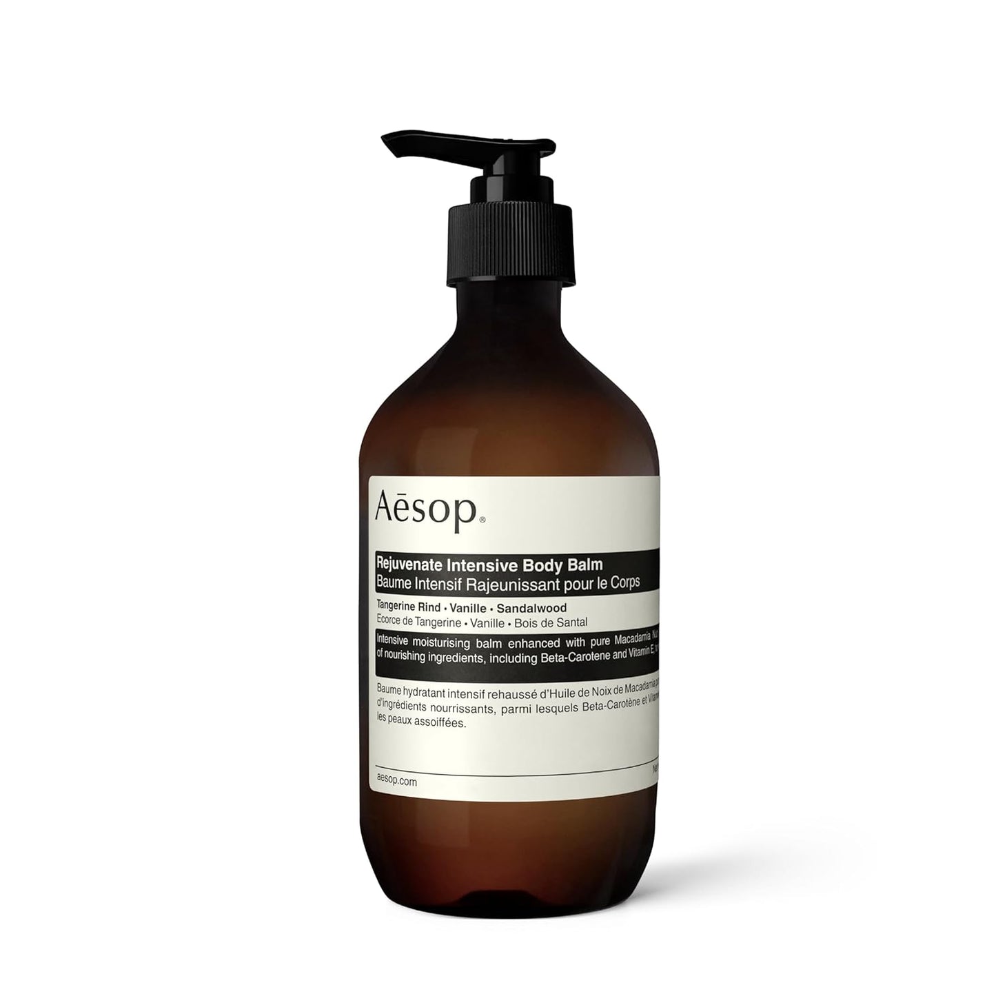 Aesop Rejuvenate Intensive Body Balm | Intensive Moisturising, Nourishing, Hydrating | Enhanced with Macadamia Nut and Sandalwood Oils | 16.9 oz / 500mL