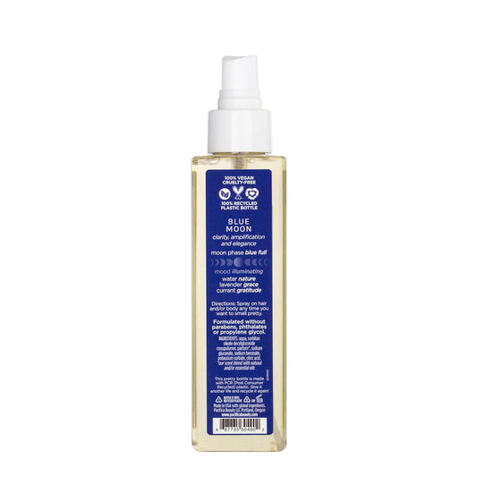 Pacifica Hair Perfume & Body Fragrance Spray Mist - Blue Moon with Lavender & Currant – Alcohol-Free, Vegan & Cruelty-Free, 6.5 oz