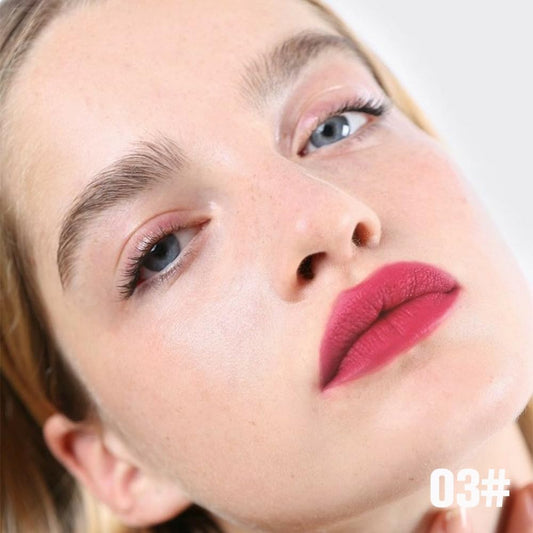 evpct Vivid Red Peel Off Lip Stain Tints with Tweezer, Matte Liquid Lipstick Lip Stain Long Lasting Waterproof for Women, Non-stick Cup Lipstick Peel Off High Pigmented Smudge-proof Easy to Apply, 03