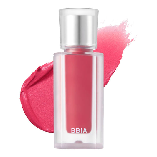 BBIA Last Velvet Tint NEW - Soft Creamy Matte Finish Lip Stain, Blur Effect & Velvety Texture, Long-Lasting, High Pigment, Non-Drying, Vegan, Korean Lip Makeup (V18 MORE CHEERFUL, Pack of 1)