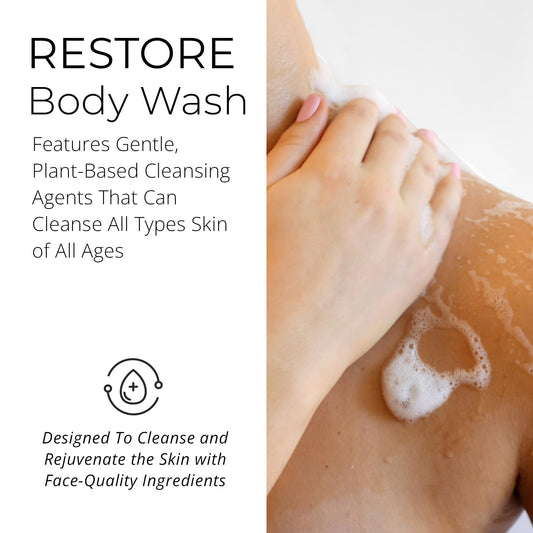 Doctor Rogers Hydrating Body Wash, Moisturizing Shower Cleanser, Dermatologist-Created Bath Soap For Women & Men, Cleanses & Repairs the Skin Barrier, Paraben & Sulfate-Free, 236 ml / 8 fl oz