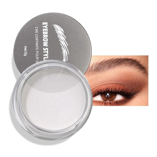 Brow Kit, Eyebrow Pomade,Eye Brow Contour Palette with Double-ended Eyebrow Brush, Full Defined Natural Brows, Long-Lasting Waterproof,01