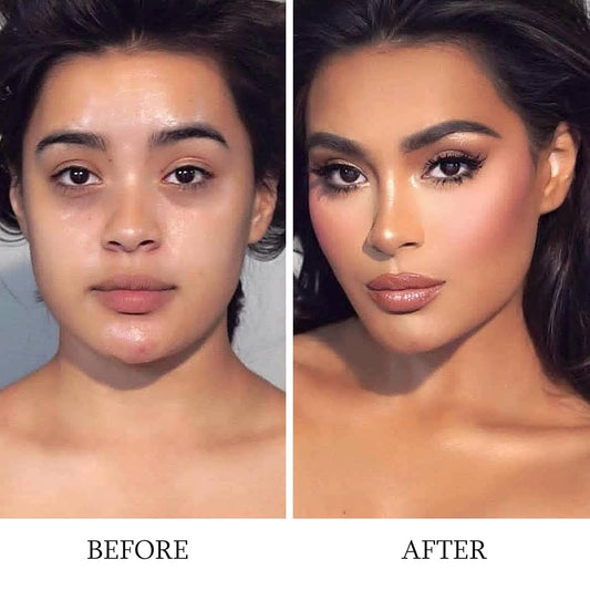 15 Colors Contour Palette Kit: Cream Concealer Palette Face Makeup Foundation Kit Contour Palette with Brush for Professional and Daily Use