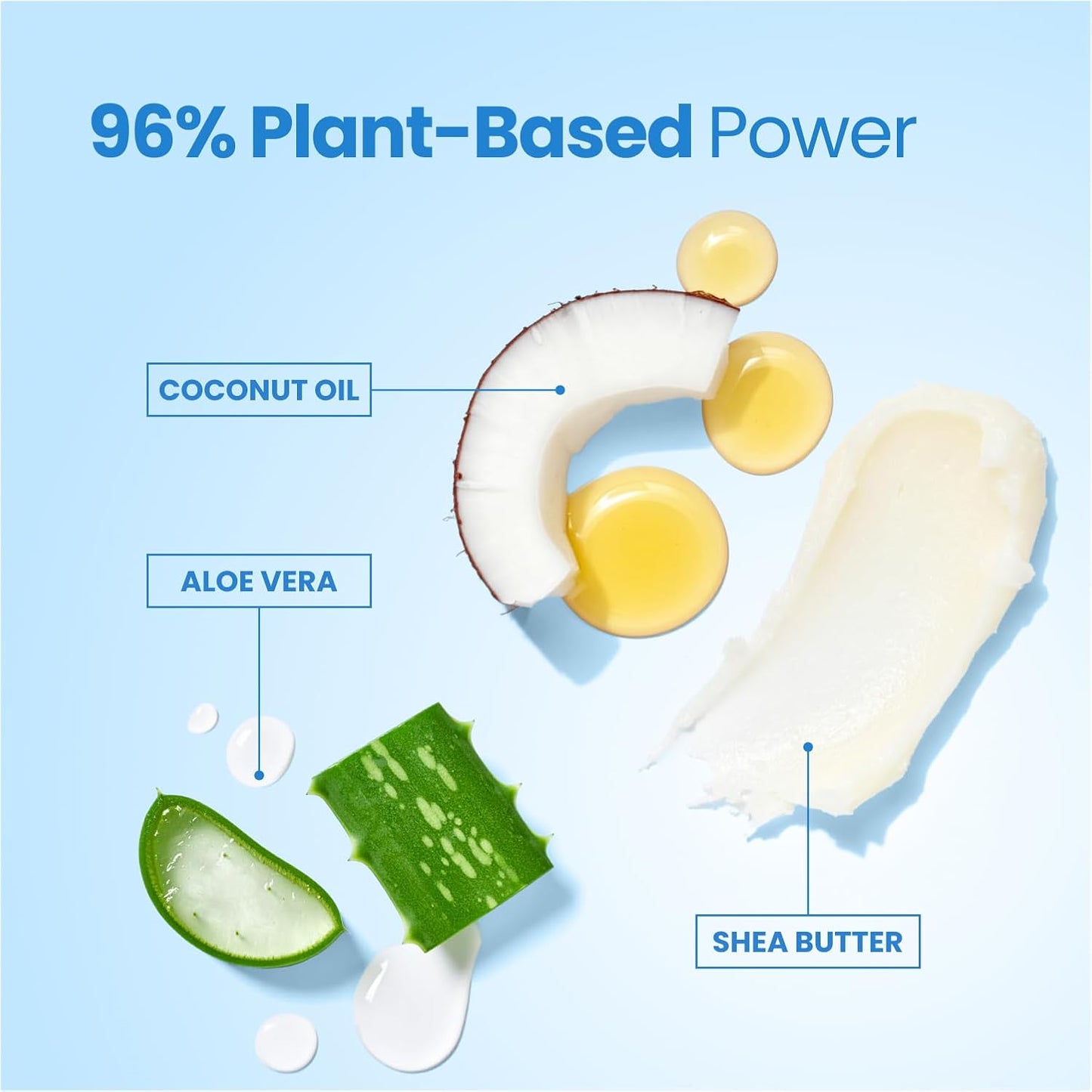 PLANTIFIQUE Hand Mask for Dry Hands – 8 Pairs Moisturizing Gloves with Shea Butter | Hyaluronic Acid & Macadamia | Korean Skincare | Vegan Spa Hand