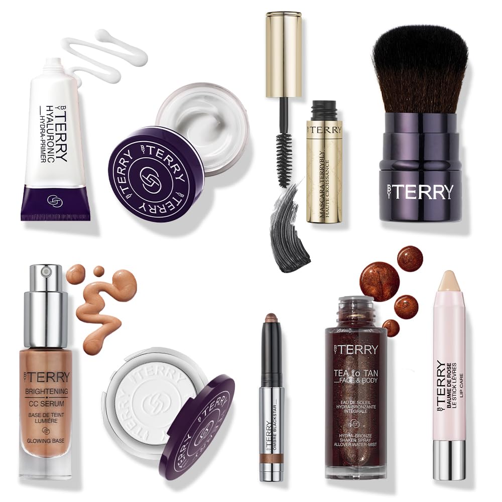 By Terry Try Me Love Me Set, 9 Makeup Products & Zipper Pouch, Face, Eyes, Lips & Skin Favorites