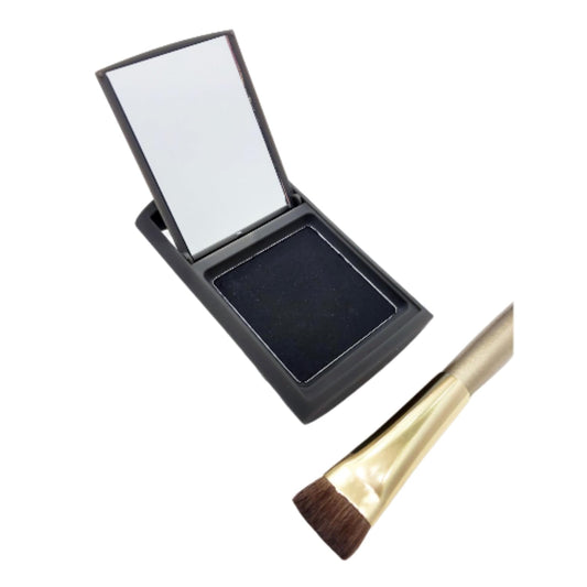 Joan Rivers Great Hair Day Root Touch Up Powder – Fill-in Powder for Thicker, Fuller Looking Hair (Dark Brunette)