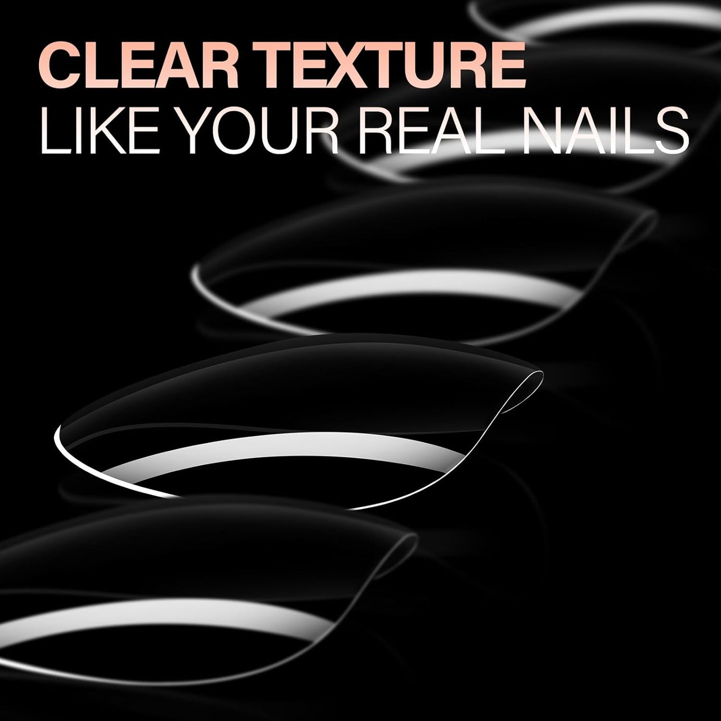 AILLSA Short Almond Nails 504PCS Clear Gel Nails Tips Press on False Soft Nails Tip Full Cover Fake Gelly Nails Tips for Nail Extension DIY Home Salon Gift, 10 Sizes Preshaped Nail Tips