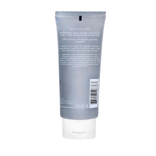 ATWATER Skin Armor Exfoliating Face Scrub, Men's Facial Cleanser with Jojoba Beads and Salicylic Acid, Non-Abrasive Skin Exfoliator for All Skin Types - 3.4 oz