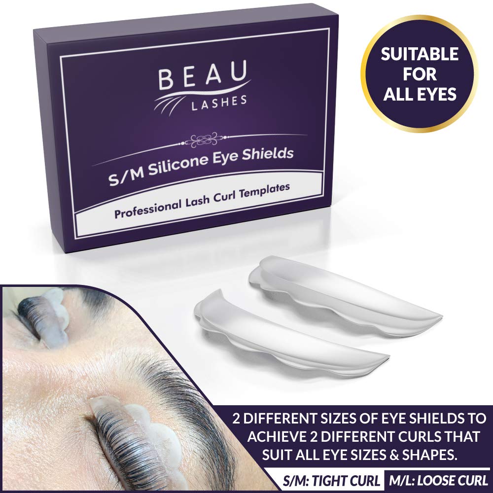Lash Lift Kit For Professionals - For Perming, Curling and Lifting Eyelashes | Semi Permanent Salon Grade Supplies For Beauty Treatments | Includes Eye Shields, Pads and Accessories
