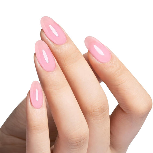 MAYCHAO Pink Builder Gel for Nails, 15ml Nail Strengthener in a Bottle, Nail Extension Hard Gel, Soak Off Long Lasting UV Light Cure