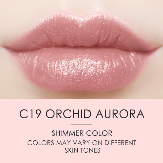 CATKIN Tinted Lip Balm Glitter Lip Stain Ultra Hydrating Lip Moistrurizer Shimmer Glow with Vitamin E Nourishing For Cracked & Dry Lips 0.12 oz C19