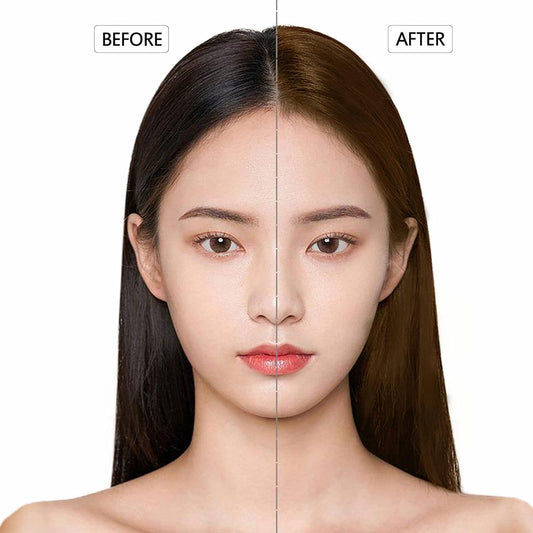 Hair Dye Shampoo 3 in 1, Chestnut Brown Hair Dye 16.9 FL Oz, Hair Shampoo, Semi-Permanent Hair Color Shampoo, Lasts 30 Days (Chestnut Brown)