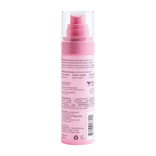 Skylar Boardwalk Delight Hair & Body Mist | Hypoallergenic & Clean Fragrance | Vegan, Cruelty Free, and Safe For Sensitive Skin | 80 ML, 2.7 Fl Oz