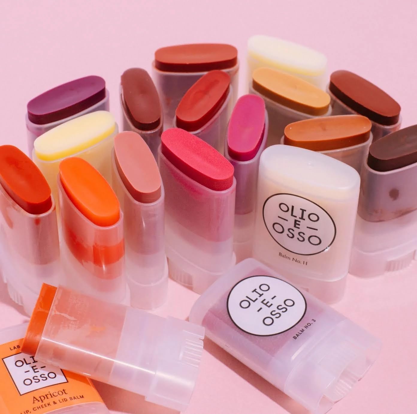 Olio E Osso - Natural Lip + Cheek Balm | Natural, Non-Toxic, Clean Beauty (No. 8 Persimmon, 0.35 oz | 10 g)