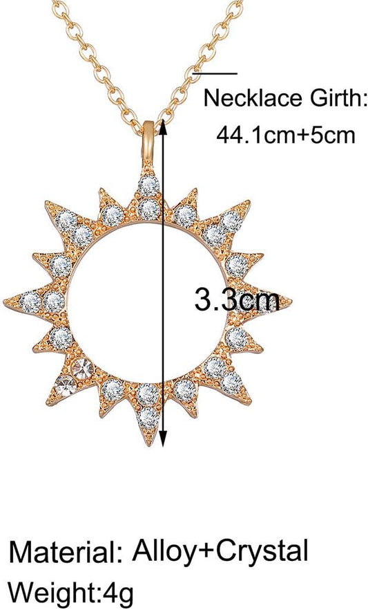 Bohemian Star Necklace Choker Small Flat Star Pendant Necklace Celestial Chain Necklace Jewelry for Women and Girls