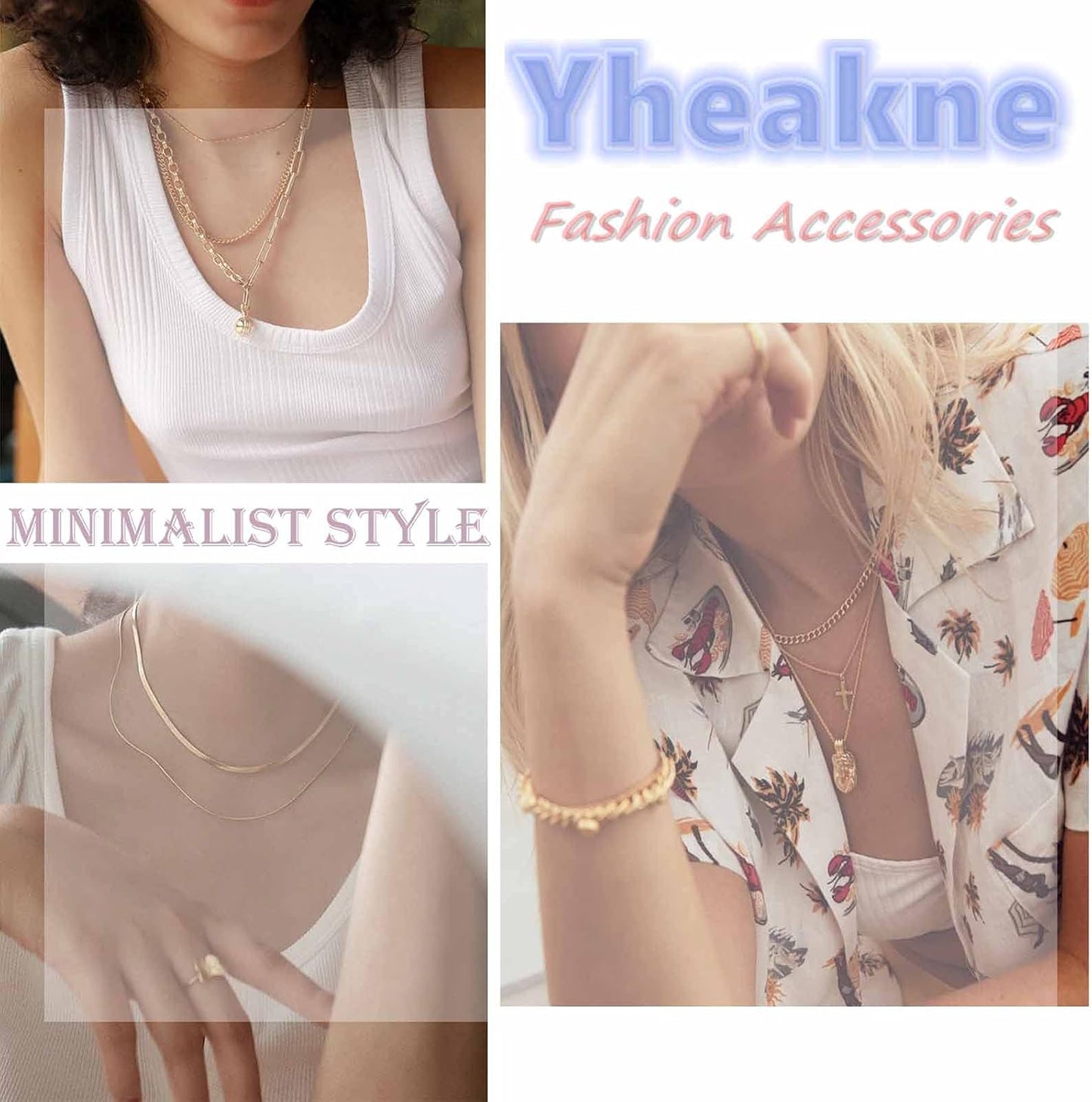 Boho Crystal Infinity Necklace Gold Y Necklace Minimalist Crystal Y Lariat Necklace Chain Jewelry for Women and Girls