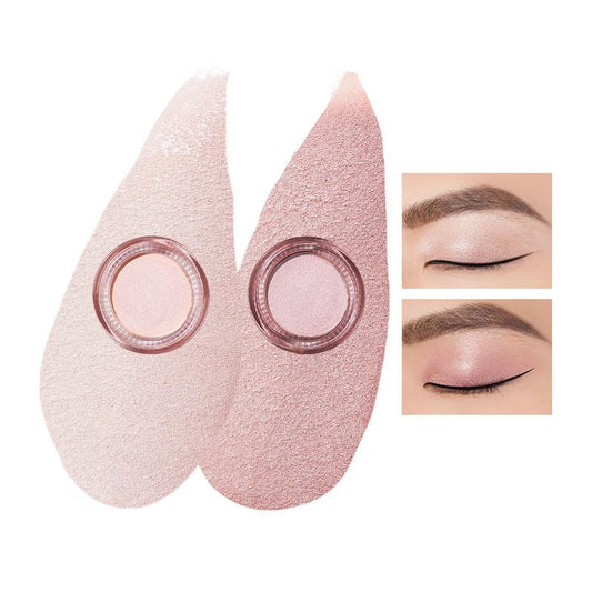 Oulac Cream Eyeshadow also for Highlighter Large Capacity Highly Pigmented Eye Shadow Waterproof &Long Lasting with Moisturizing Formula, Shimmer Glitter Eye Makeup. 6g.P06+P03