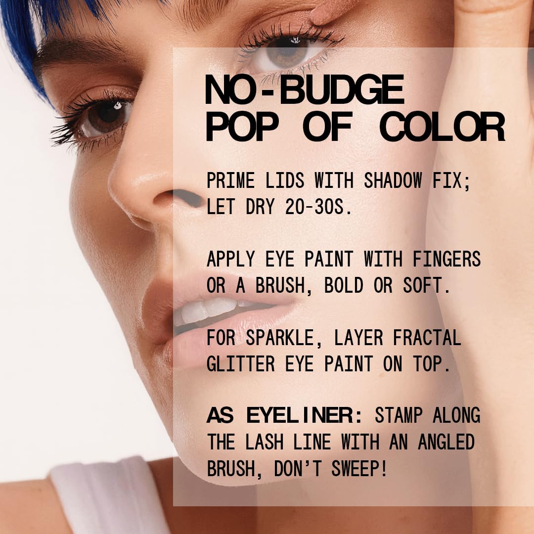 about-face Matte Fluid Eye Paint It's Blitz – High-Pigment Liquid Eyeshadow, Long-Lasting, No-Budge Matte Finish, Vegan & Cruelty-Free (Primary Yellow)