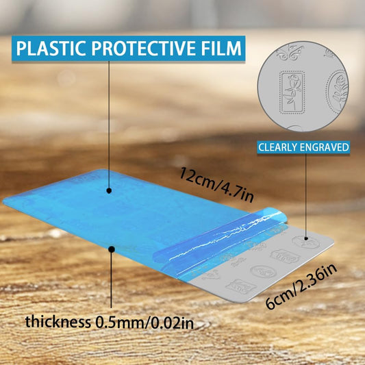 3Pcs Tulip Nail Stamping Plate Set Floral Irregular Geometric Frames Steel Nail Stamp Templates Clear Silicone Nails Stamping with Stamper Scraper for Manicure Printing