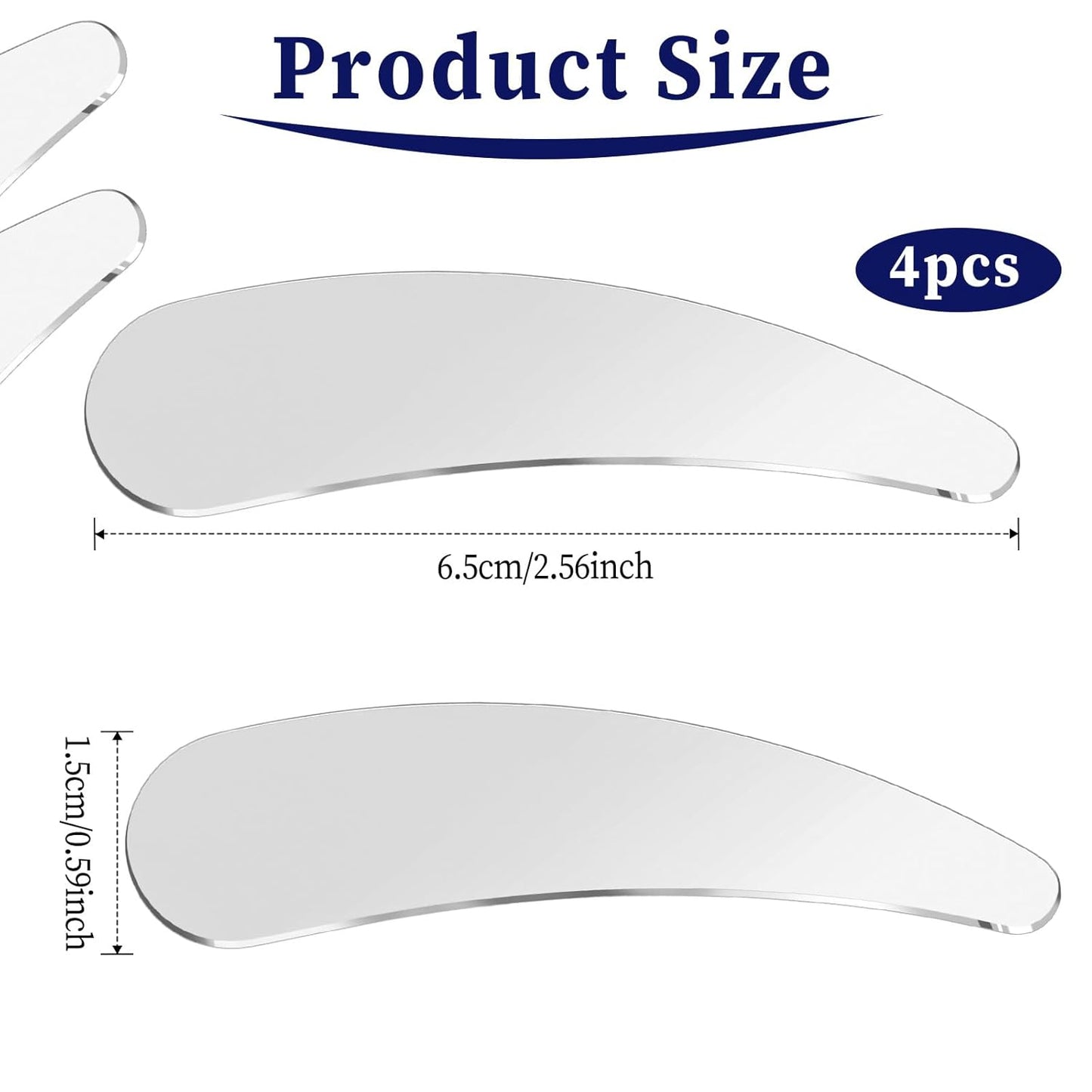 2Pcs Mini Metal Cosmetic Spatulas, Skincare SpatulaMixing and Sampling Makeup Beauty Tools for Skin Care Creams, Eye Cream, Essences Beauty Accessories(4PCS)