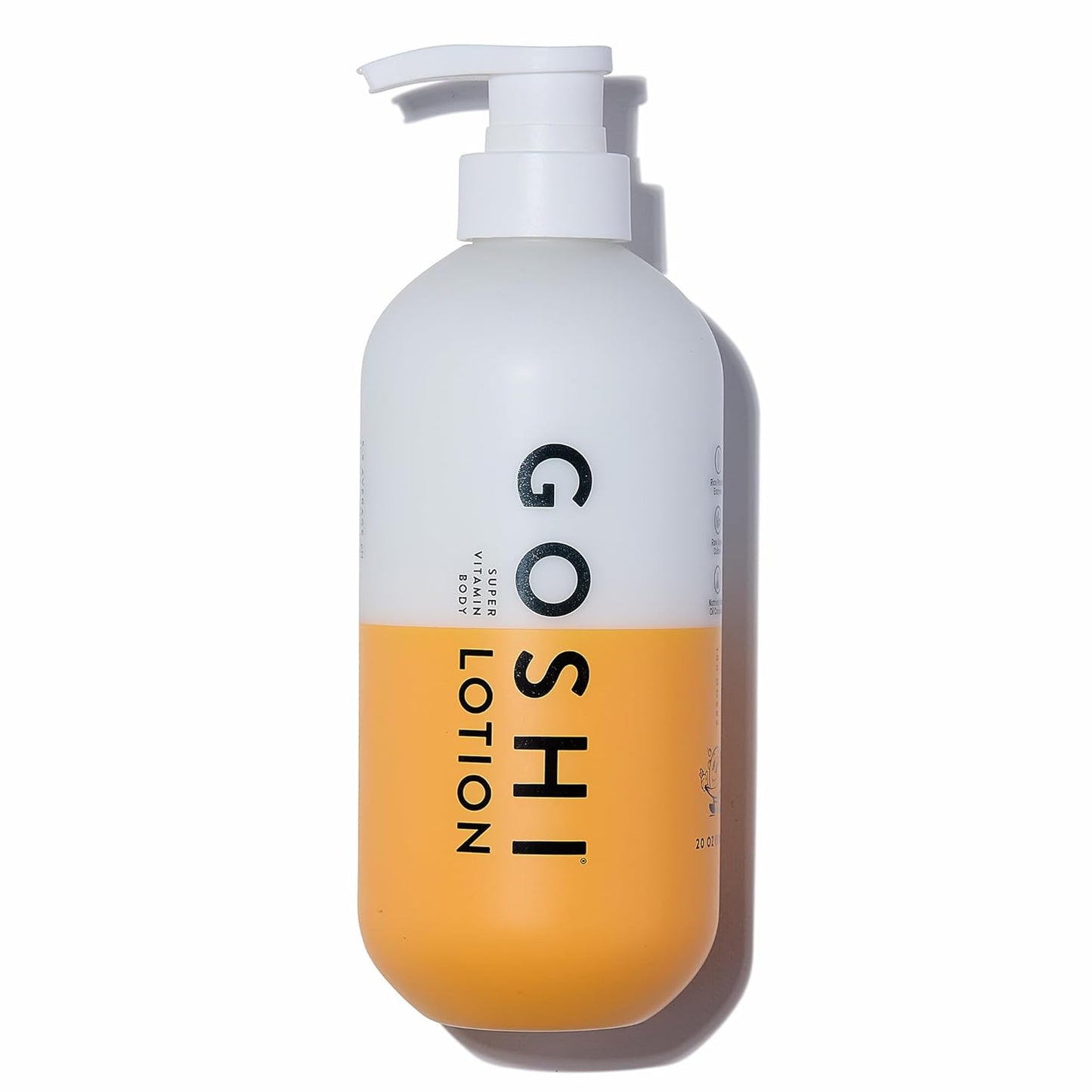 GOSHI Super Vitamin Body Lotion 20 oz - pH-Balanced Moisturizing Body Lotion for Men and Women - For All Skin Types