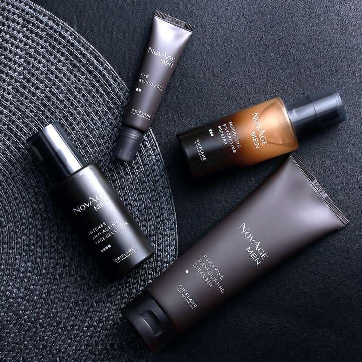 Nov Age Men Anti-Aging Skin Care Set for Ultimate Skin Full Of Set Skin Treatment by Sweden NOVAGE