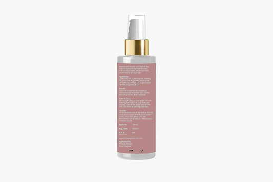 Stretch Care Oil to Minimize Stretch Marks & Even Out Skin Tone with Rosehip Calendula & Sea Buckthorn Oils No Parabens, Silicones, Mineral Oil