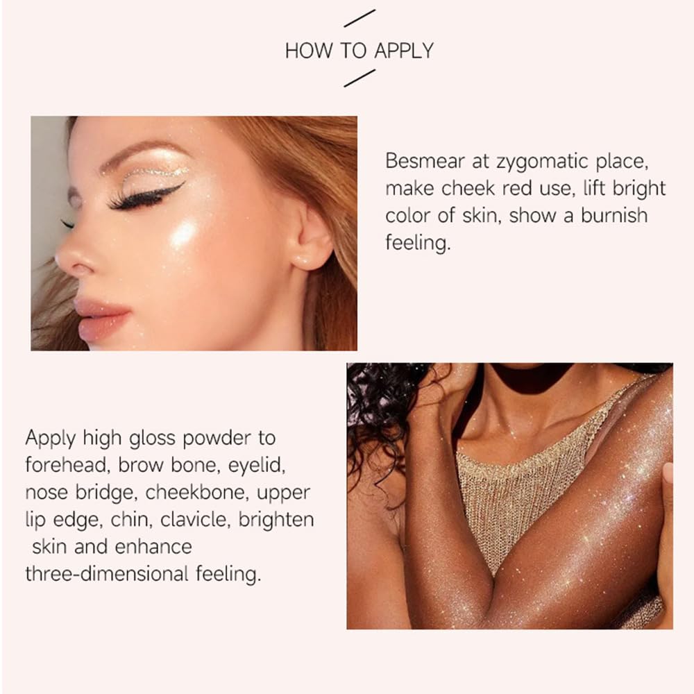 Monochrome Powder Eyeshadow Palette Makeup,Brown Natural Neutral Single Shimmer Eye Shadow for Older Women,Buildable Sparkly Eye Finish,Long Lasting Naturing-Looking