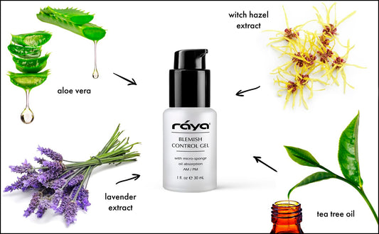 RAYA Blemish Control Gel (703) | Oil Controlling Facial Treatment Serum for Oily and Break-Out Prone Skin | Helps Reduce and Clear Up Blemishes