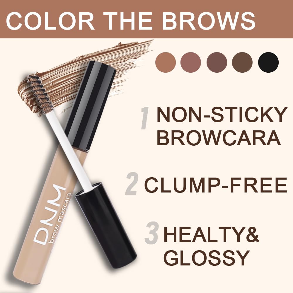 Kaely 2Pcs Eyebrow Gel Waterproof,Longwear Tinted Eye Brow Mascara,Eyebrow Color Makeup kit,maquillaje gel para cejas a prueba de agua,Long Lasting Eyebrows Vegan cosmetics,01 Blonde