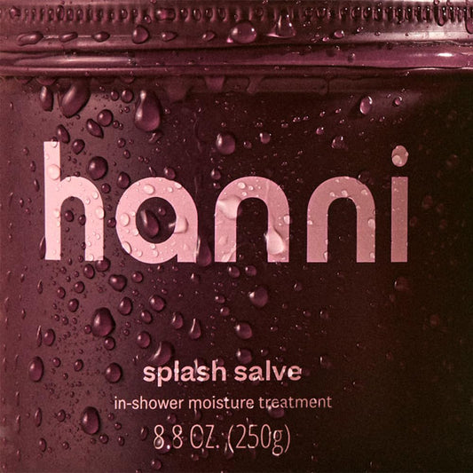 HANNI Splash Salve Body Mask, In-Shower Moisturizer with Coconut, Jojoba, Shea Butter & Glycerin, Deep Conditioning for All Skin Types, 250 mL / 8.8 oz