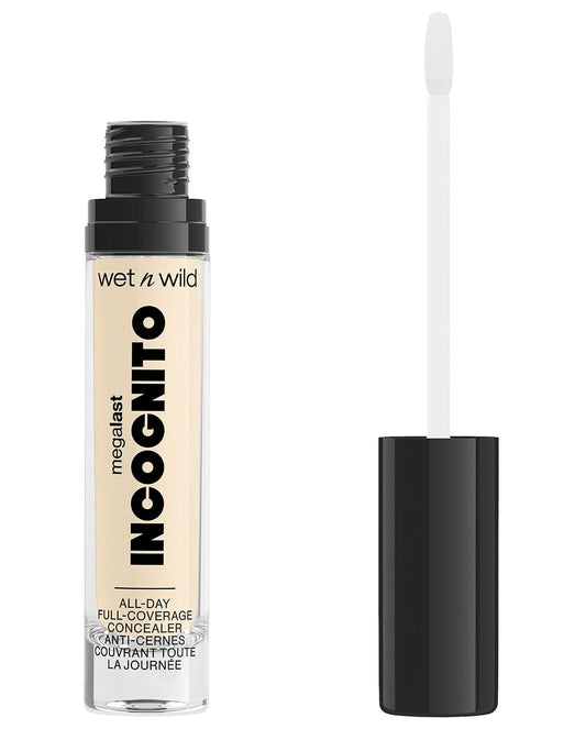wet n wild Mega Last Incognito AllDay Full Coverage Concealer, Fair, 0.18 Ounce
