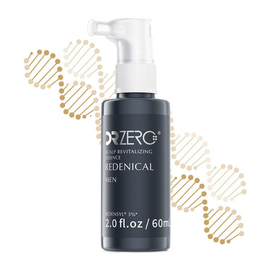 DR ZERO Men's Hair Growth Serum, Japanese Hair Care, Volumizing High-Performance Hair Thickening, with 3% Redensyl® & Nano-Tech Improves Thinning, Sulfate & Silicone-Free, No Side Effects, 2 oz
