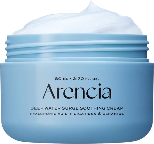 Deep Water Surge Soothing Cream, 2.70 fl oz, with Hyaluronic Acid, Cica PDRN and Ceramide
