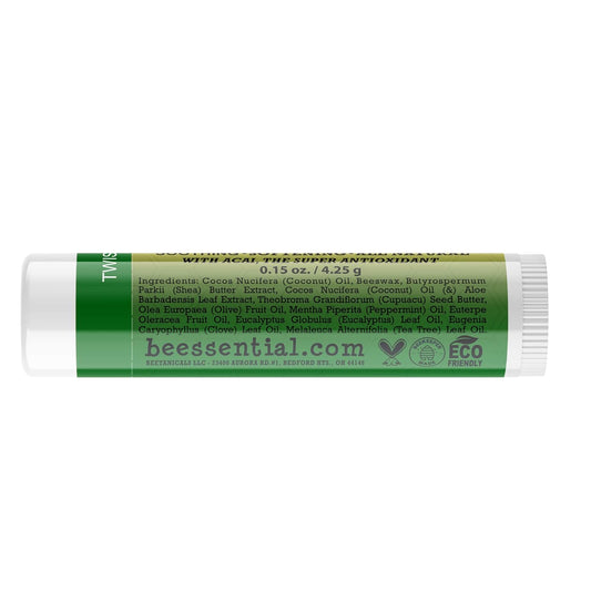 Beekeeper Made Beeswax Bulk Lip Balm, 40 Count Peppermint | For Men, Women, and Children. Great for Gifts, Showers, & More
