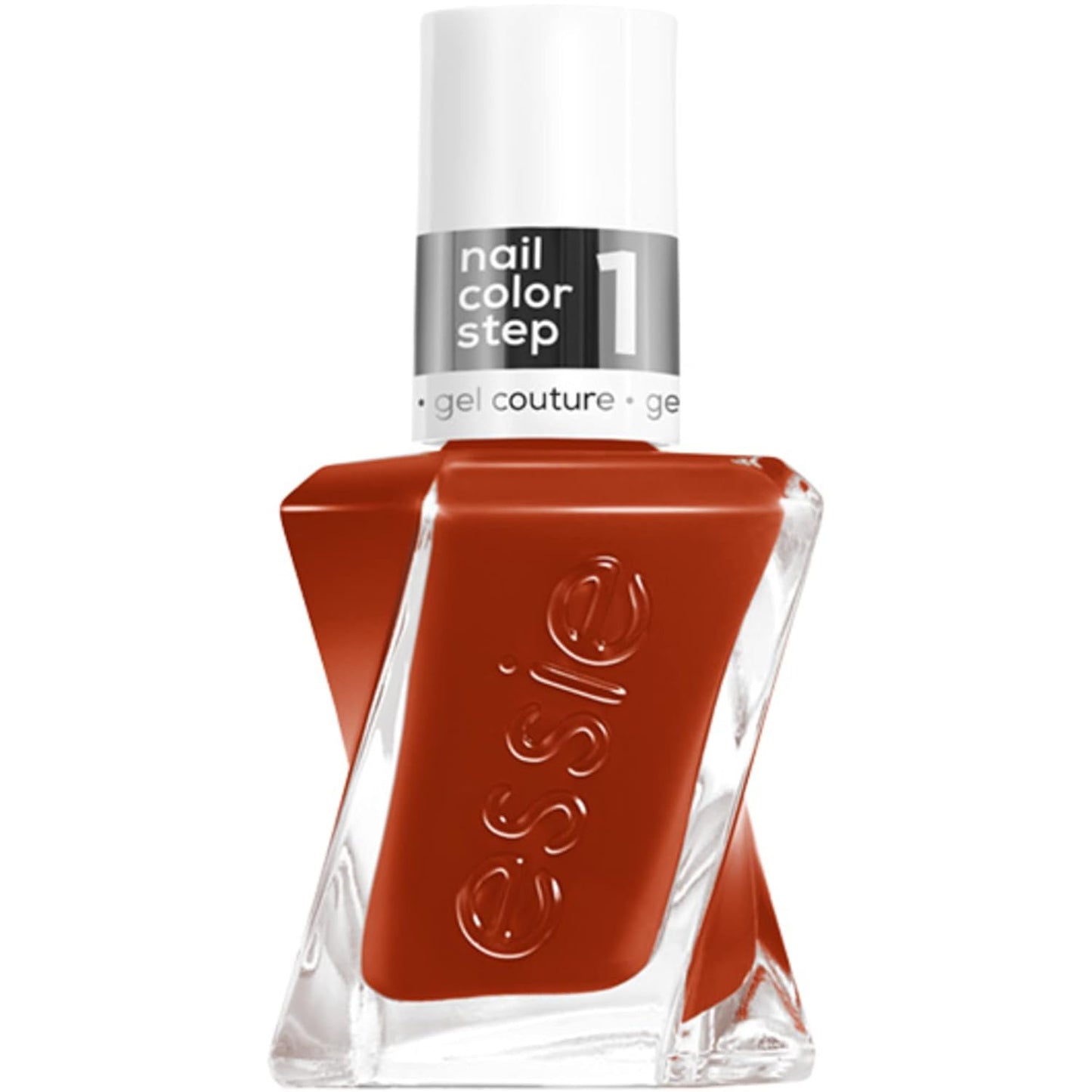 essie Gel Couture Nail Polish, Long-Lasting Amber Brown Nail Polish, Vegan, Fab Florals, 0.46 fl oz