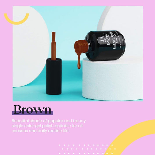 Beetles Burgundy Red Gel Polish – Blanchett Maroon Gel Nail Polish, 15ml Dark Plum Red Color UV Lamp Soak Off Manicure DIY at Home Nails Gifts for Women