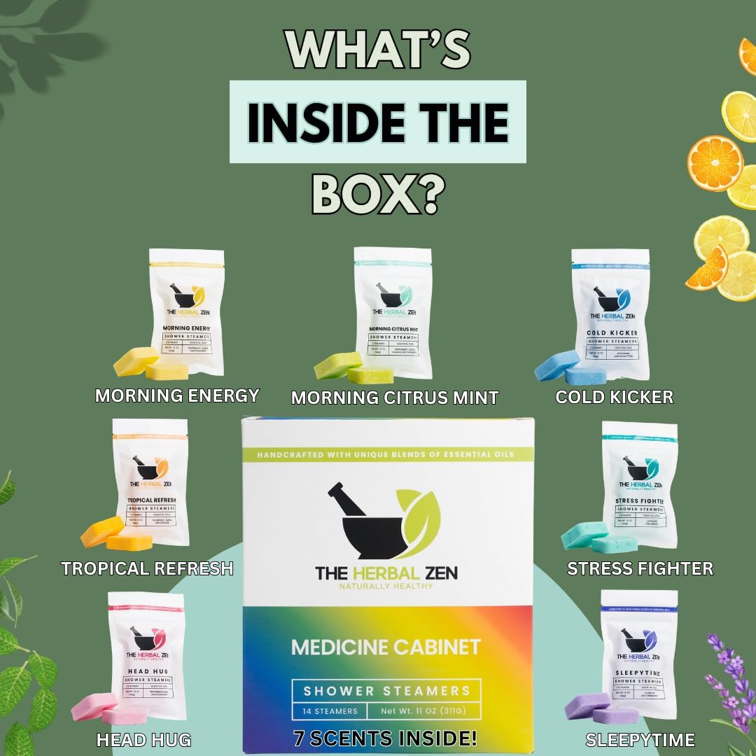 Shower Steamers Aromatherapy Variety Pack - Shower Bombs Made in The USA - Aromatherapy Bath Gifts for Women - Back to School Gift - Shower Tablets Mothers Day Gift