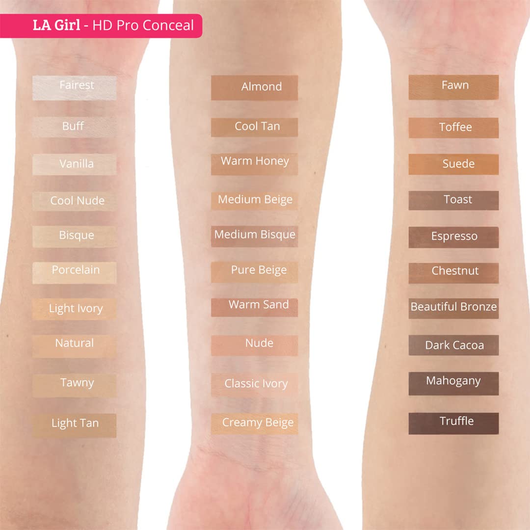 L.A. Girl Pro Conceal HD Concealer, Dark Cocoa, 0.28 Ounce