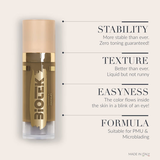Biotek Rapid Shading Brow Pigment Kit for Permanent Makeup - Made in Italy - Rapid Shading