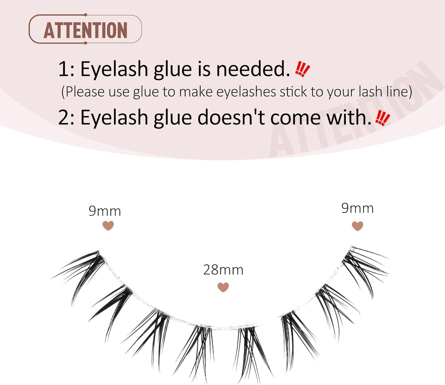 Bottom Lashes Bottom Eyelashes False Lower Lashes Fake Bottom Eyelashes 7 Pairs Bottom-3