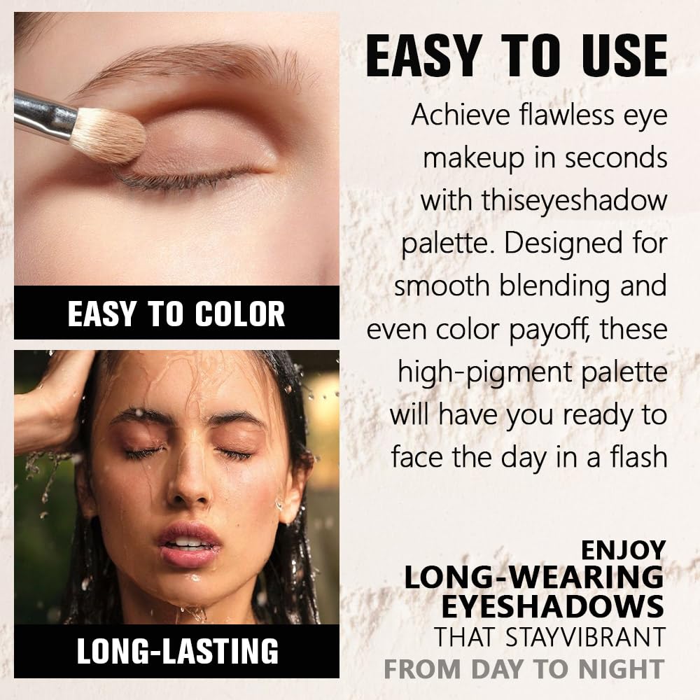 Slive Single Glitter Eyeshadow Makeup, Neutral Powde Eye Shadow for Women, Slive Shimmer Singles Eyeshadow Palette Pigmented Waterproof, sombras para ojos, Girls Monochrome Eyeshadows Gift 12