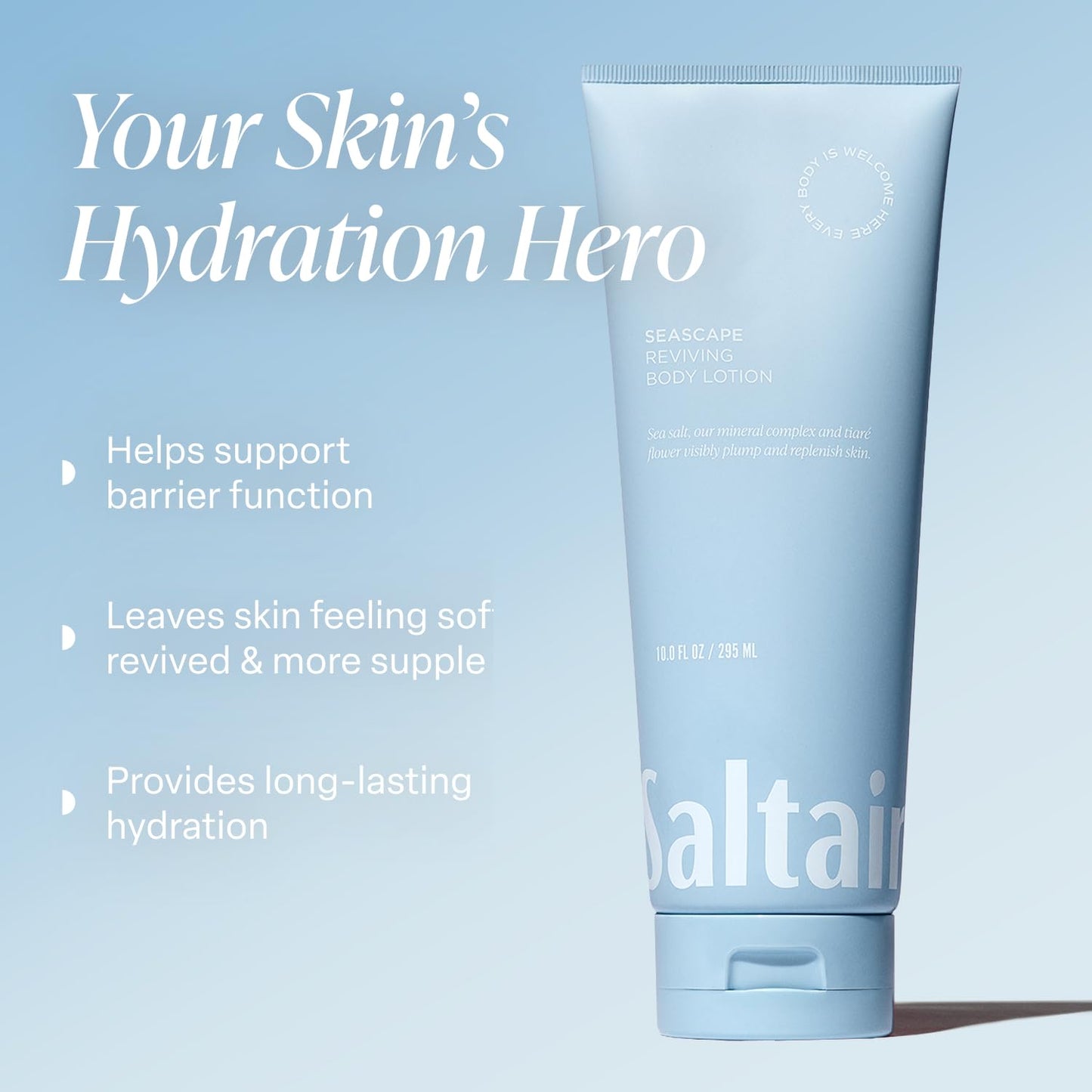 Saltair Body Lotion - 2 Pack Moisturizing Lotion For Dry Skin. Seascape Scented Hydrating Body Cream with Nourishing Moisturizer Formula. Skin Care for Women and Men. 2x 10oz Tubes