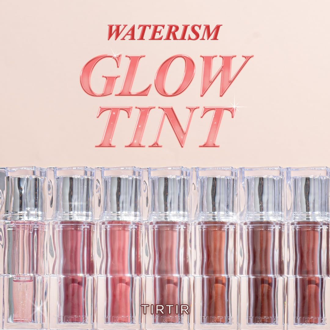 TIRTIR Waterism Tinted Lip Gloss #02 Merry Coral, 0.14 Fl Oz – Kiss Ready Lipgloss, 12H Long Lasting Non Sticky Natural Tinted Glow Korean Multiuse Cheek and Lip Tint for Women gift